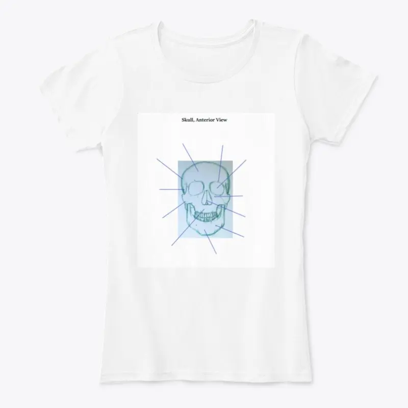 Test Yourself Tee - Skull Anterior View