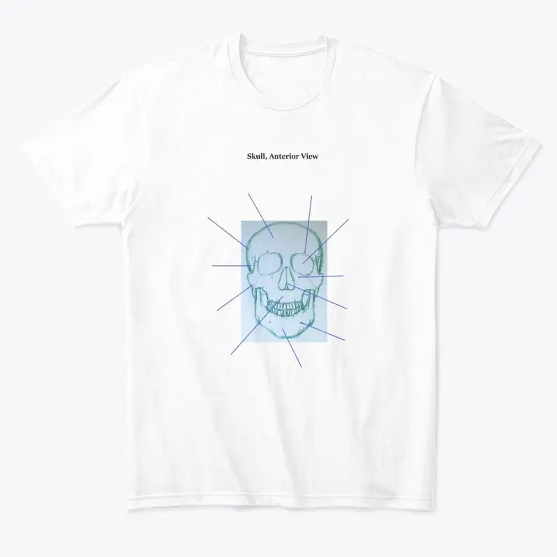 Test Yourself Tee - Skull Anterior View